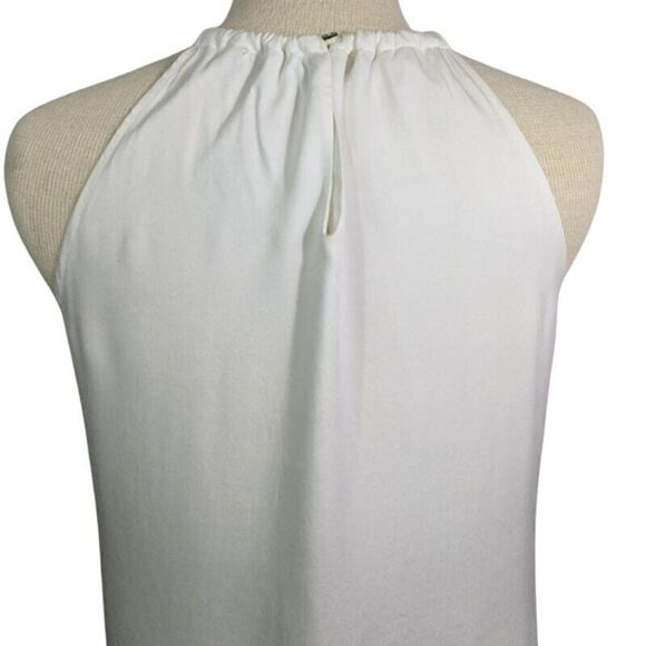 Skies Are Blue Dress Womens Small Floral Boho Embroidered Fringe Halter Summer - Picture 5 of 14